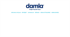Desktop Screenshot of damlasu.com.tr